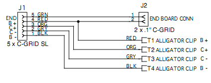 Generic Cell Board test fixture head schematic