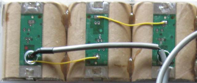 Close-up of Cell Boards mounted on cells