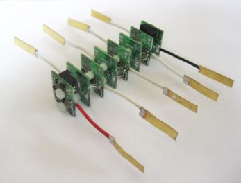 Pouch boards in an application