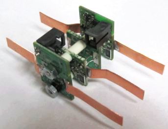 Pouch boards in an application
