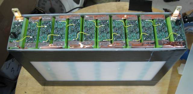 26650 cell boards on a battery